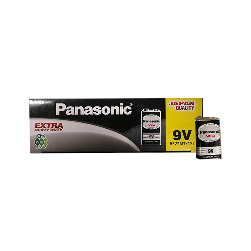 ถ่านสีดำ 9V Panasonic(1x1)