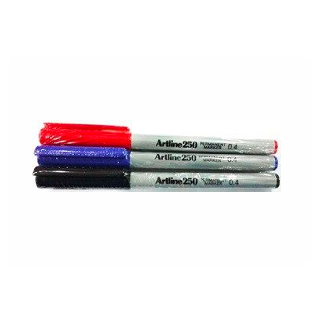 ปากกาเคมี Artline No.250 แดง