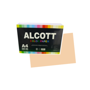 กระดาษสี Alcott A4/80gโอรส#150