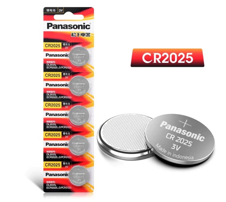 CR 2025 ถ่านกระดุม CR 2025 Panasonic 1