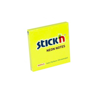 กระดาษโน็ต STICK-N 3″x3″ เหลือง