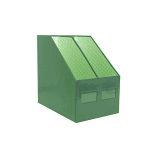 กล่องกระดาษ ชนิด 2 ช่อง เขียว