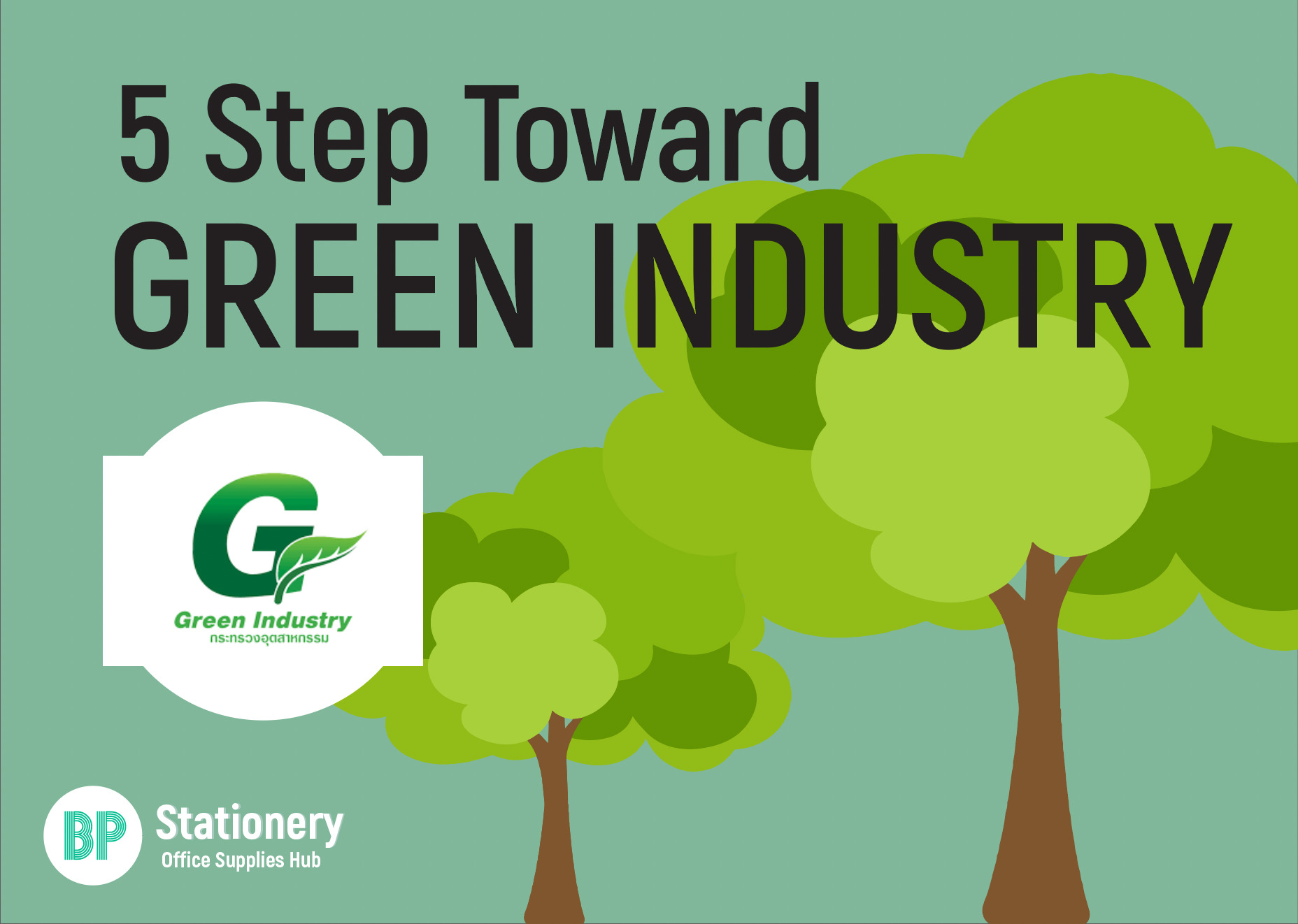 ผู้ประกอบการต้องอ่าน! กับ 5 Step ที่จะทำให้องค์กรของคุณกลายเป็น Green Industry
