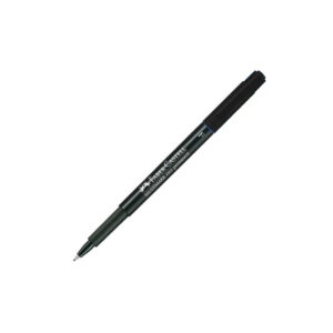 ปากกาเขียนแผ่นใส Faber-Castell*ดำ