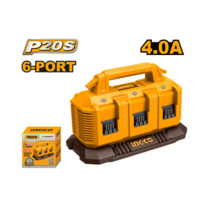 แท่นชาร์จแบต 20V 6ช่อง (FCLI2064)