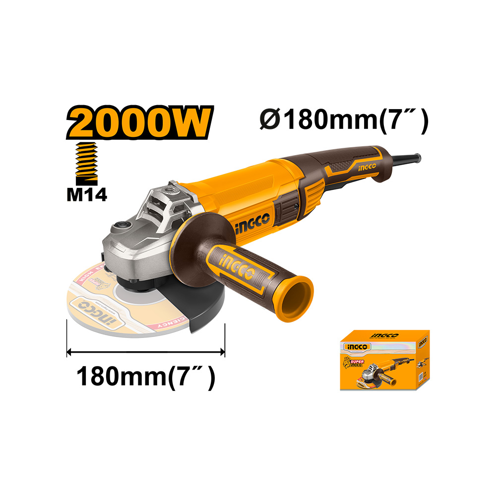 Ingco46 เครื่องเจียร์ 2000W (AG200018)
