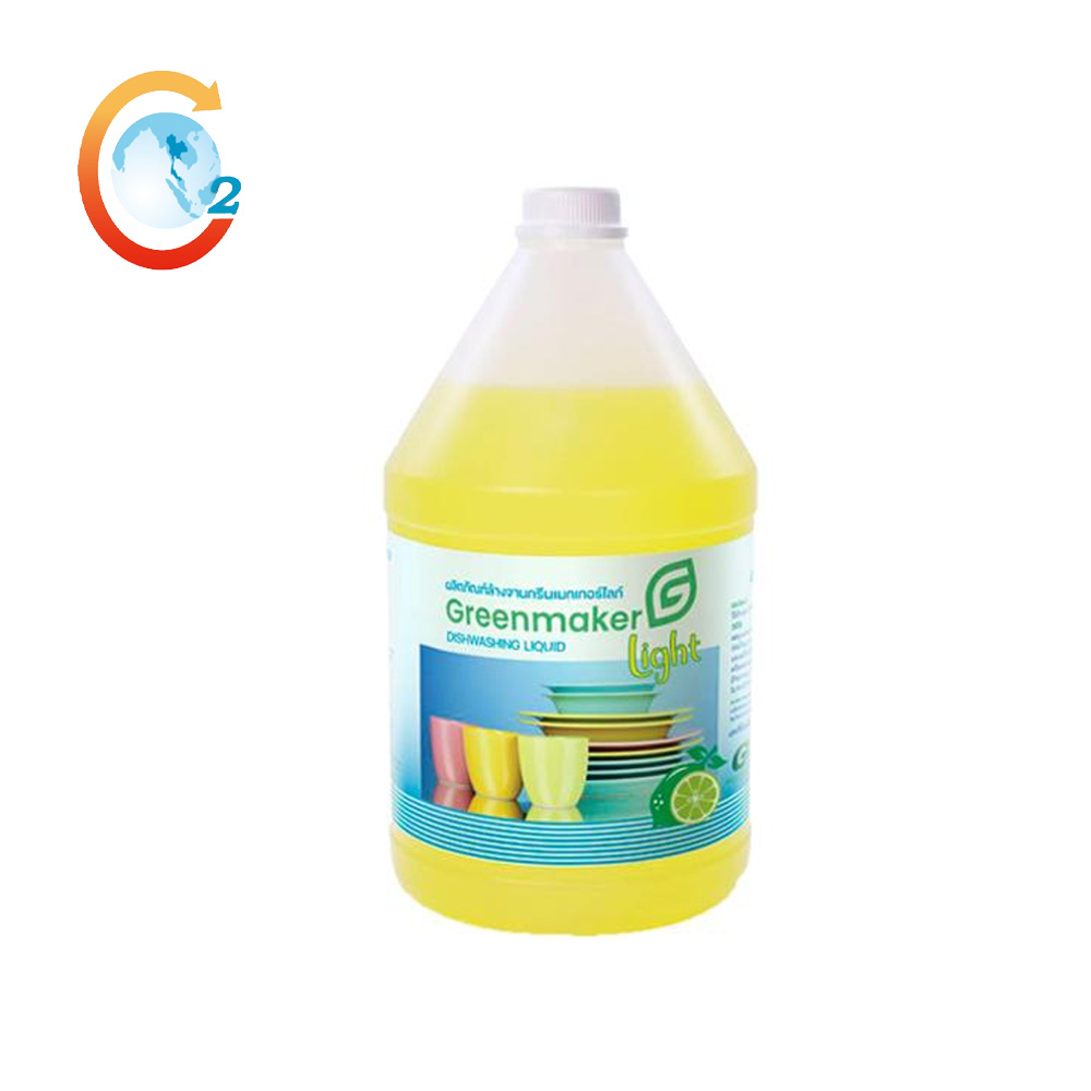 Greenmaker06 น้ำล้างจาน กรีนเมกเกอร์ ไลต์ 3.8 L. มี CarbonFootPrint