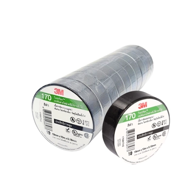 เทปพันสายไฟ เทปพันสายไฟ Temflex 3M#170*ดำ 1